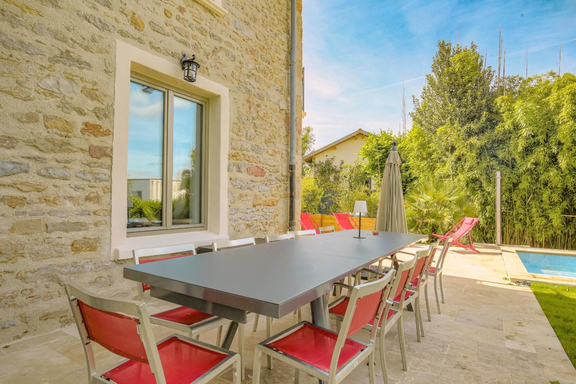 Charmante Maison Avec Piscine Proche Lyon Villa ดาร์ดิญญี ภายนอก รูปภาพ